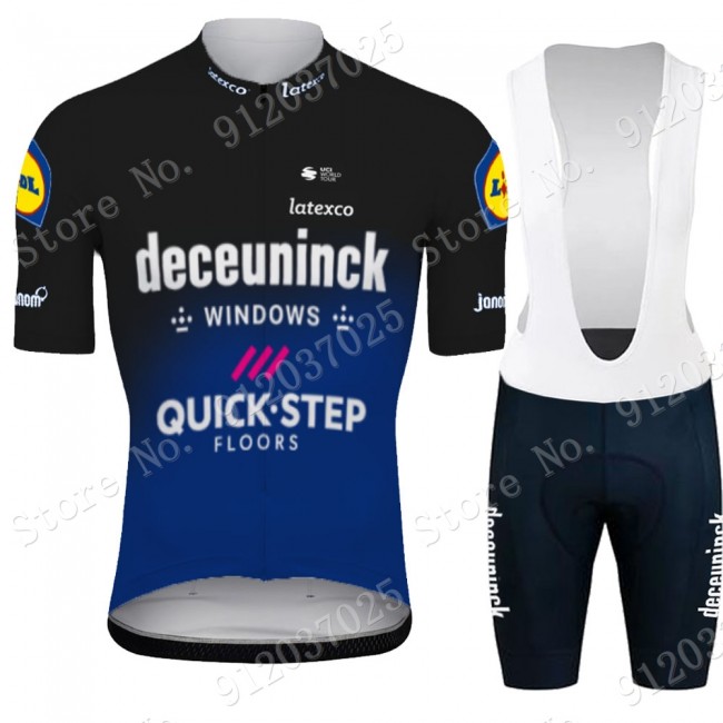 Quick Step 2021 Team Fahrradbekleidung Radteamtrikot Kurzarm+Kurz Radhose TS0EN8